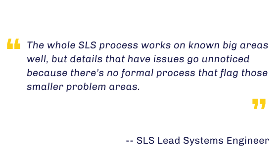 Quote SLS Lead Systems Engineer